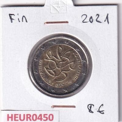 HEUR0450 MONEDA FINLANDIA 2 EUROS 2021 (Periodismo y prensa)