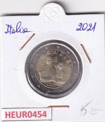 HEUR0454 MONEDA ITALIA 2 EUROS 2021 (Profesiones sanitarias)