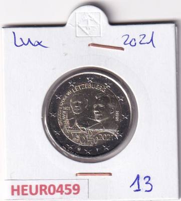 HEUR0459 MONEDA LUXEMBURGO 2 EUROS 2021 (Gran Duque Juan)
