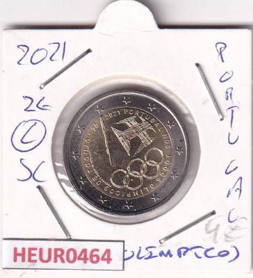 HEUR0464 MONEDA PORTUGAL 2 EUROS 2021 (Juegos olímpicos)