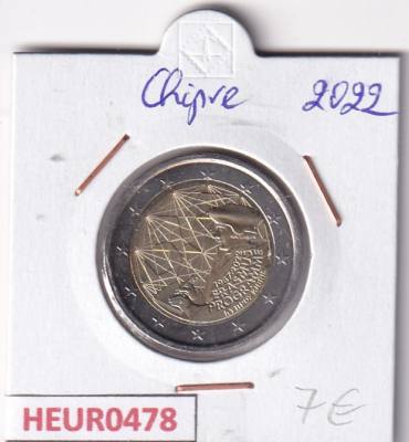 HEUR0478 MONEDA CHIPRE 2 EUROS 2022