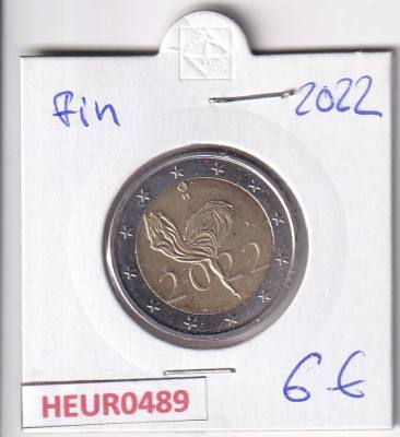 HEUR0489 MONEDA FINLANDIA 2 EUROS 2022 (Ballet nacional de Finlandia)