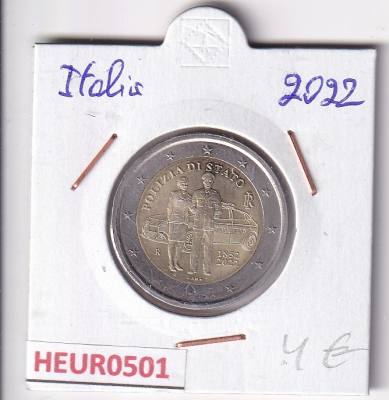 HEUR0501 MONEDA ITALIA 2 EUROS 2022 (Policía del Estado)
