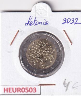 HEUR0503 MONEDA LETONIA 2 EUROS 2022 (Banco de Letonia)