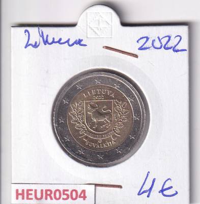 HEUR0504 MONEDA LITUANIA 2 EUROS 2022 (Suvalkija)
