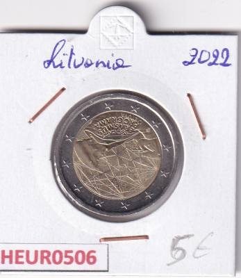 HEUR0506 MONEDA LITUANIA 2 EUROS 2022 (Programa Erasmus)