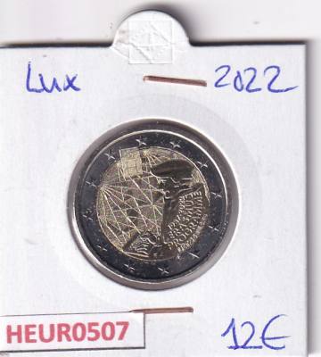 HEUR0507 MONEDA LUXEMBURGO 2 EUROS 2022 (Programa Erasmus)