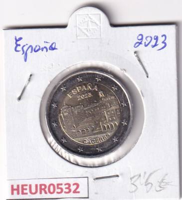 HEUR0532 MONEDA ESPAÑA 2 EUROS 2023 (Cáceres)