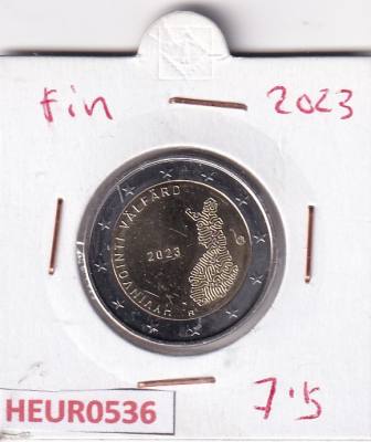 HEUR0536 MONEDA FINLANDIA 2 EUROS 2023 (Servicios sociosanitarios)