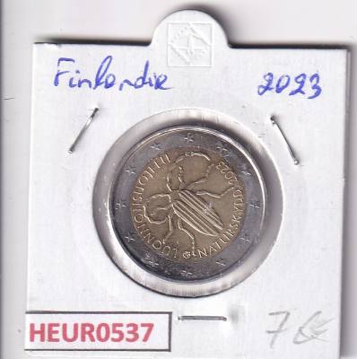 HEUR0537 MONEDA FINLANDIA 2 EUROS 2023 (Conservación naturaleza)