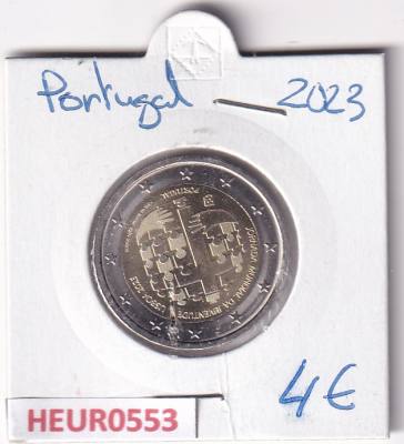 HEUR0553 MONEDA PORTUGAL 2 EUROS 2023 (Jornada de la juventud)