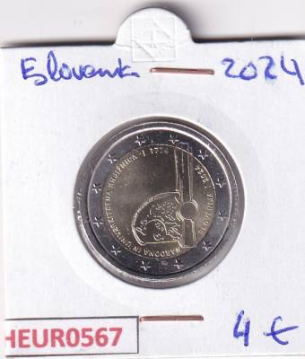 HEUR0567 MONEDA ESLOVENIA 2 EUROS 2024