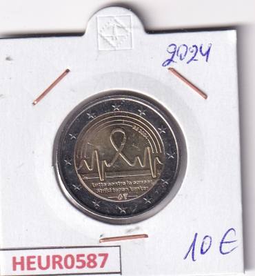 HEUR0587 MONEDA BELGICA 2 EUROS 2024
