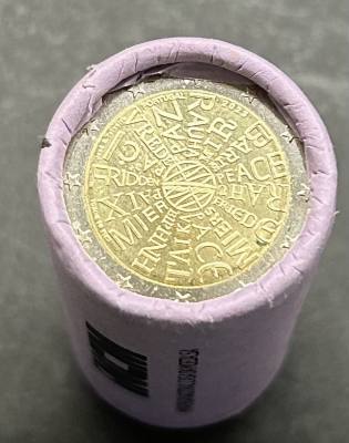 HEUR0590 MONEDA PORTUGAL 2 EUROS 2023 (Paz entre naciones) CARTUCHO