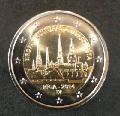 HEUR0205 MONEDA LETONIA 2 EUROS 2014