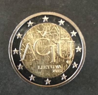 HEUR0254 MONEDA LITUANIA 2 EUROS 2015 (Lengua lituana)