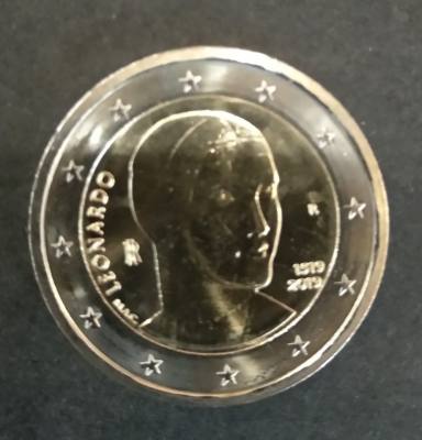 HEUR0389 MONEDA ITALIA 2 EUROS 2019