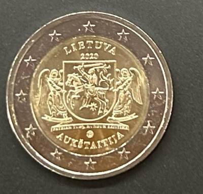 HEUR0428 MONEDA LITUANIA 2 EUROS 2020 (Tierras altas)