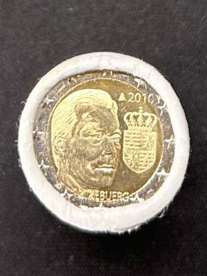 HEUR0595 CARTUCHO 25 MONEDAS LUXEMBURGO 2 EUROS 2010 