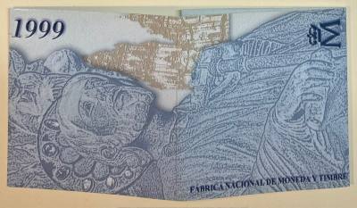 HEXP090 CARTERA ESPAÑA MONEDA 2000 PESETAS 1999 XACOBEO PLATA