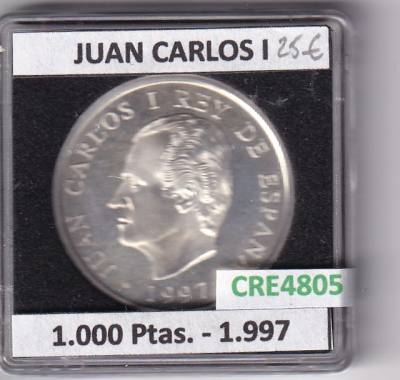 CRE4805 MONEDA ESPAÑA JUAN CARLOS I 1000 PESETAS 1997 CANOVAS