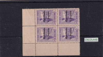 CRCOL448 SELLOS COLONIA ESPAÑA GUINEA Nº CAT 267 BLOQUE 4 SIN CHARNELA