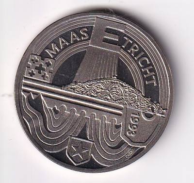 HEXP0121 MONEDA PAISES BAJOS 2 1/2 ECUS 1993 CUPRONIQUEL