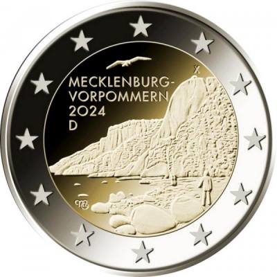 HEUR0554 MONEDA ALEMANIA 2 EUROS 2024 Letra A (Pomerania)