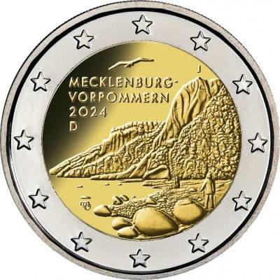 HEUR0558 MONEDA ALEMANIA 2 EUROS 2024 Letra J (Pomerania)