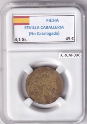 CRCAP096 FICHA SEVILLA CABALLERIA NO CATALOGADA RARA