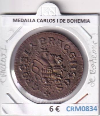 CRM0834 MEDALLA CARLOS I DE BOHEMIA SOUVENIR