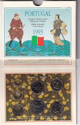 CRC0192 CARTERA PORTUGAL 1993 7 VALORES
