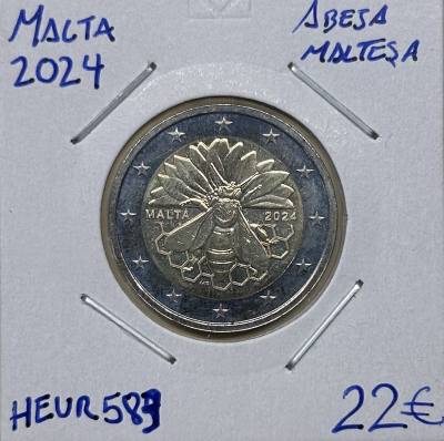 HEUR0583 MONEDA MALTA 2 EUROS 2024 (Abeja de Malta)