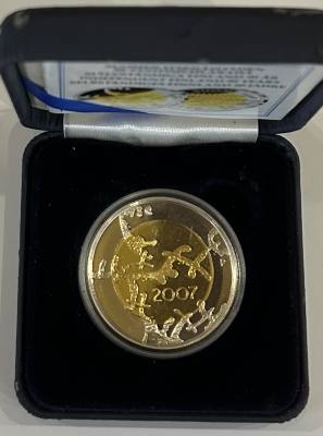 CREXP717 ESTUCHE MONEDA FINLANDIA 5 EUROS 2007 PROOF