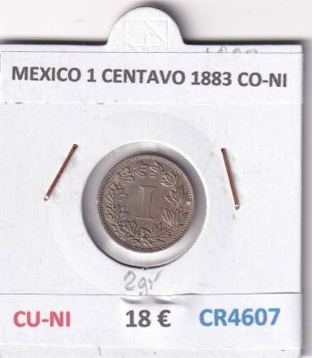 CR4607 MONEDA MEXICO 1 CENTAVO 1883 CO-NI