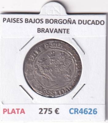 CR4626 MONEDA PAISES BAJOS BORGOÑA DUCADO BRAVANTE 1433-1477 DOBLE BRIQUET PLATA