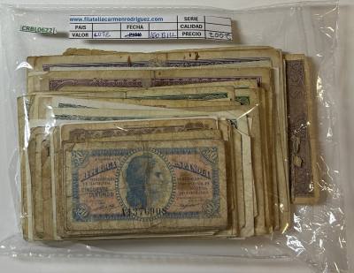 CRBL0622 LOTE 160 BILLETES ESPAÑA USADOS VER FOTO