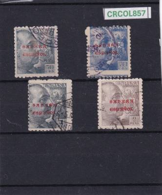 CRCOL857 SELLOS ESPAÑA COLONIA SAHARA Nº CAT. 57/60 USADO