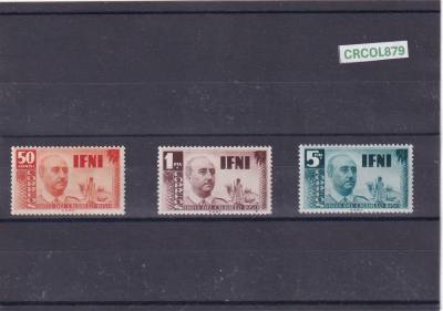 CRCOL879 SELLOS ESPAÑA COLONIA IFNI Nº CAT. 73/75 SIN CHARNELA