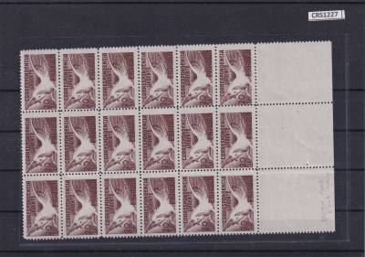 CRS1227 SELLOS ESPAÑA Nº CAT 861 BLOQUE DE 18 SIN CHARNELA