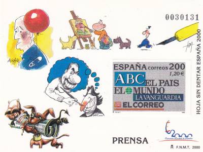 CRS1230 SELLOS ESPAÑA AÑO 2000 SIN DENTAR HB 11 MODELOS