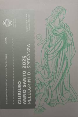 HEUR0690 MONEDA SAN MARINO 2 EUROS 2025 COIN CARD