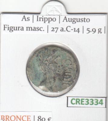 CRE3334 MONEDA ROMANA AS BRONCE VER DESCRIPCION EN FOTO