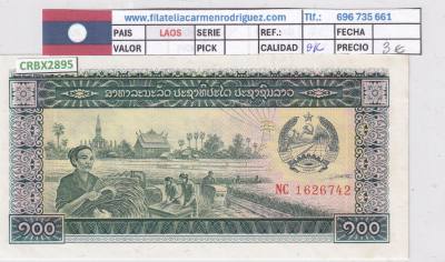CRBX2895 BILLETE LAOS 100 KIPS 1979 SIN CIRCULAR