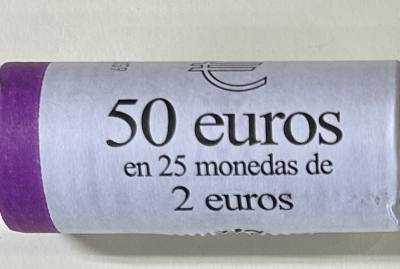 HEUR0697 MONEDA ESPAÑA 2 EUROS 2022 (Vuelta al mundo) CARTUCHO