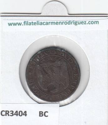 CR3404 MONEDA FRANCIA 5 CENTIMOS 1853 CECA PARIS BC