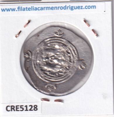 CRE5128 MONEDA DRACMA IMPERIO SASANIDA PLATA