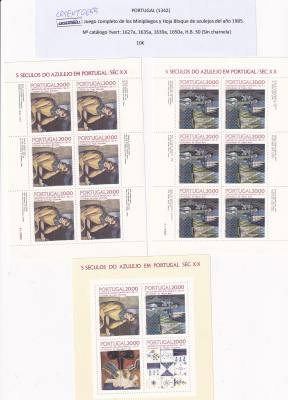 CRSEXT0659 SELLOS PORTUGAL  Juego completo de los Minipliegos  VER FOTOS