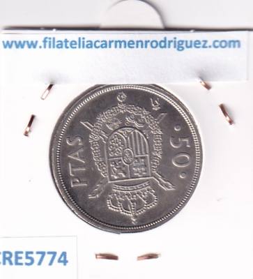 CRE5774 MONEDA ESPAÑA JUAN CARLOS I 50 PESETAS 1984 RARA