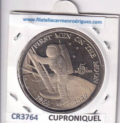 CR3764 MONEDA ISLAS MARSHALL 5 DOLARES 1989 CUPRONIQUEL